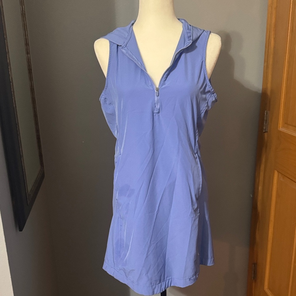 Sleeveless Blue Tennis Dress
